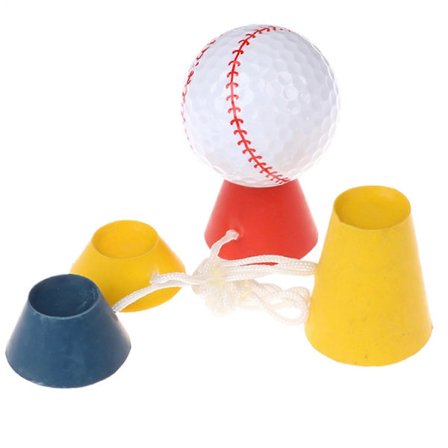 Golf T-shirts för män, gummimaterial, 4-pack vintergolfpeggar, bärbara simulatortillbehör