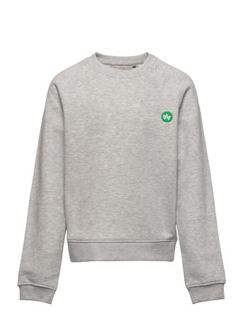 Lars Kids Organic/Recycled Crew Sweat Sweatshirt Trøje Grå Kronstadt
