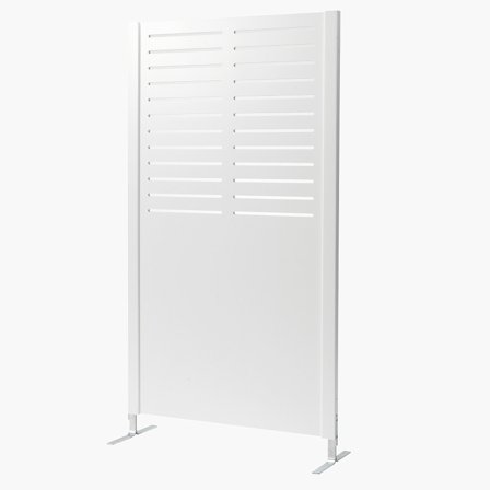 Raumtrenner FREE mit Linienmuster, weiß