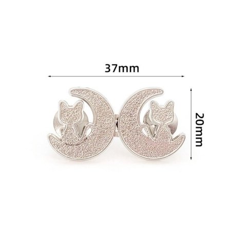 2 STK Byxa Midja Spännare Knappstift SILVER CAT CAT