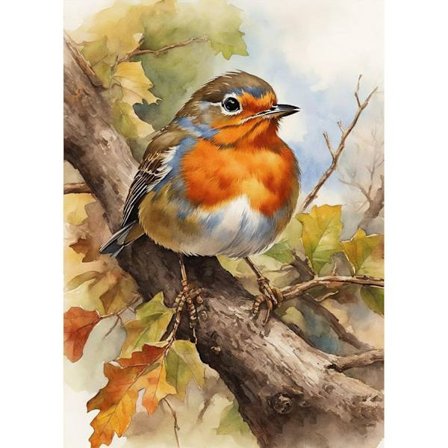 5D DIY Fugle Diamant Maleri Sæt, Fuld Drill Dyr Diamant Kunst til Voksne, Akvarel Diamant Krystal Broderi Korssting Håndværk Billeder