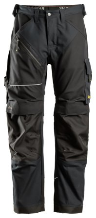 Snickers Workwear 6314 RuffWork Arbetsbyxa svart D92, Kläder