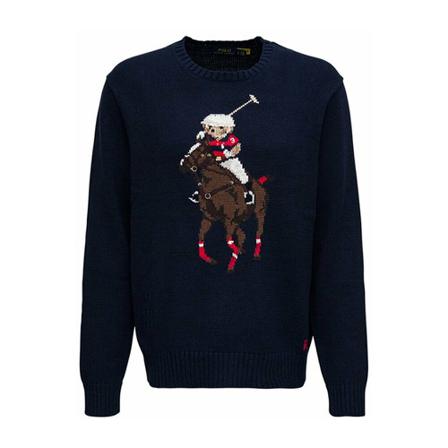 Ralph Lauren, Sweaters Blauw, Heren, Maat:M