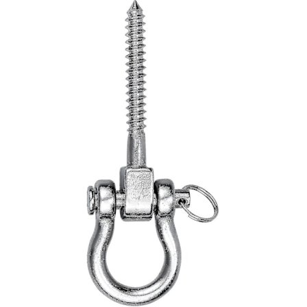 Loftbærende krog til loft, 220 kg belastning, rustfrit stål, til hængekøje