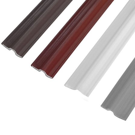 T-formet selvklebende tetningslist for vinduer og dører, lydtett værbestandig isolasjonstape, 6 meter hvit