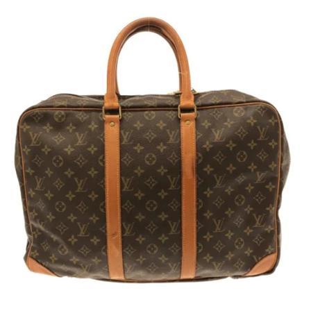 Louis Vuitton Vintage, Pre-owned Polyester travel-bags Bruin, Dames, Maat:ONE Size,Canvas