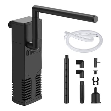 Akvaario Sisäsuodatin, 22W 1000L/H Akvaario Sisäsuodatin 250 Litran Akvaario Pumppu Suodatin Pienelle Akvaariolle, Kylmävesi tai Trooppiset Akvaariot,