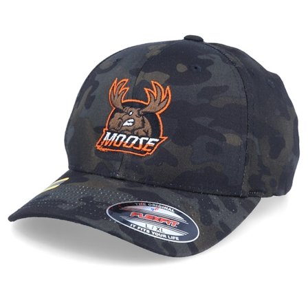 Hunter - Camo flexfit Czapka Z Daszkiem - Moose Black Multicamo Flexfit @ Hatstore