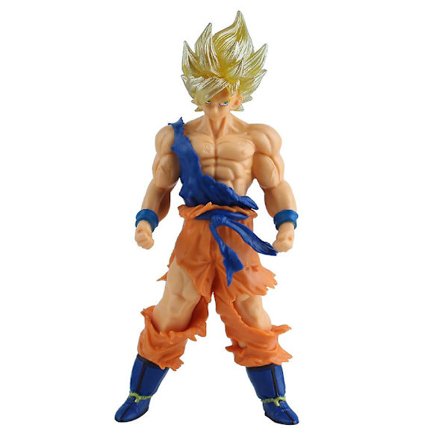 Dragon Ball Super Figurer Anime Model Son Goku Sølv Actionfigur Gogeta Figur 18cm Statue Samling Legetøj Bejta Figma