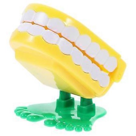 12 stk. opptrekkbare leker tenner form urverk leker Halloween fest favoriserer godteposefyll