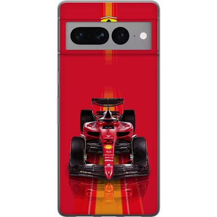 Yhteensopiva Puhelinkuori Google Google Pixel 7 Pro Ferrari Formula 1 -auto ikonisessa punaisessa muotoilussa urheilullisella tarkkuudella
