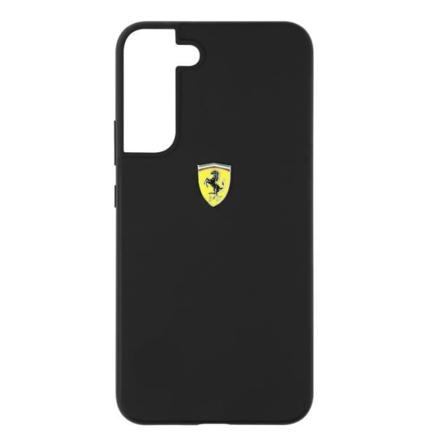Etui til Samsung Galaxy S22 Plus Mat Silikone Interiør Softouch Ferrari Sort