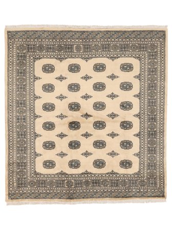 Hand Knotted Pakistan Bokhara 2Ply Rug 199X210 Wool Brown/Beige