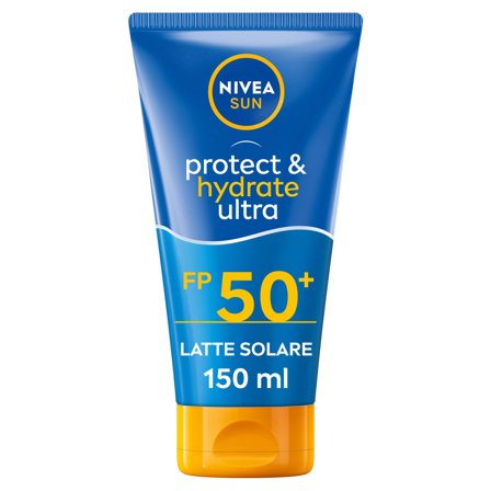 Nivea Sun Latte Solare Protect & Hydrate Ultra Fp50+ Crema Solare