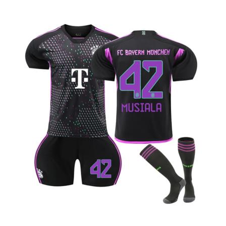 2023/24 Bayern Borta Musiala #42 Fotbollströja 28(150-160CM)