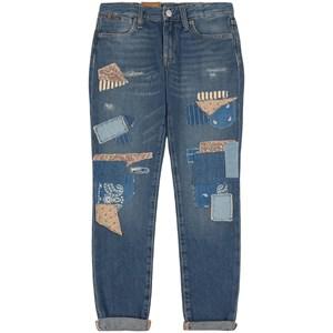 Kids - Ralph Lauren Astor Slm Patched Jeans Blue 12 Years - Bottoms - 12 years - Blue