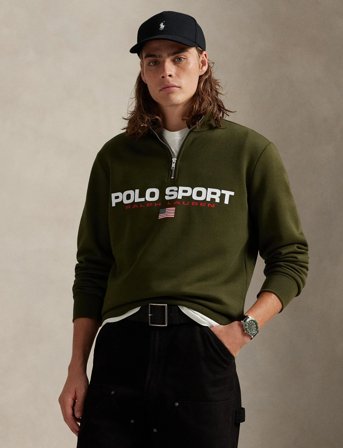 Polo Ralph Lauren Polo Sport Fleece Sweatshirt - Khaki green - S
