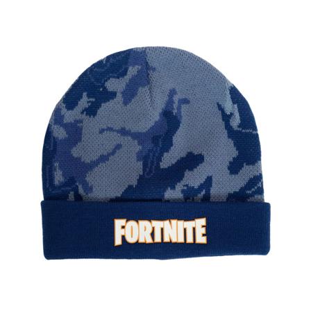 Fortnite Boys Camo Beanie One Size Forest Green