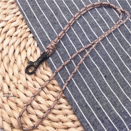 1 st Utomhus Bergsklättring Hängande Halsband Rep Snodd För Telefon Kamera USB-hållare ID Passerkort Namnmärke Hållare Nyckelring