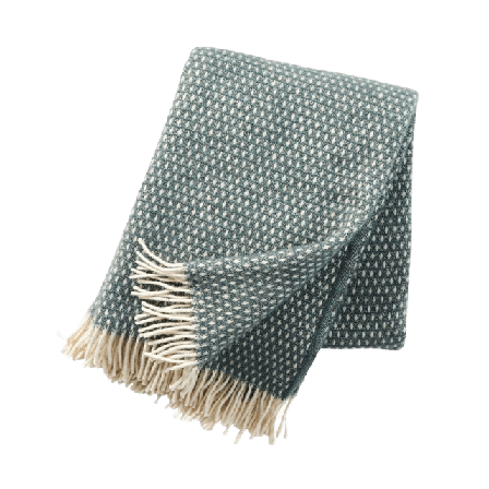 Klippan Pläd Knut, balsamgrön Filtar & plädar Grön 130