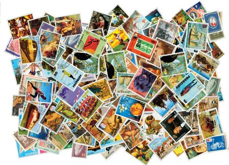 Paraguay - frimærkepakke 450 frimærker