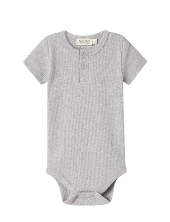 MarMar Copenhagen Body Ss - Grey - 68