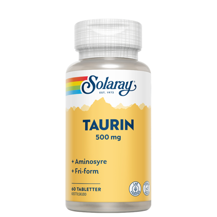 Solaray Taurin Aminosyrer 60 tabletter