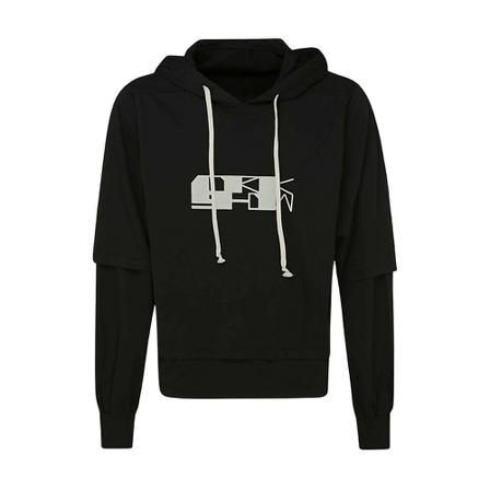 Rick Owens Hoodies , Zwart , Heren , Maat: M