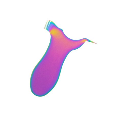 Ögonfranssminkverktyg Portabel Salongssepareringsborste Argent Y Form Graftade Ögonfransar Lyftande Böjare Falska Ögonfransar Förlängningar Perm