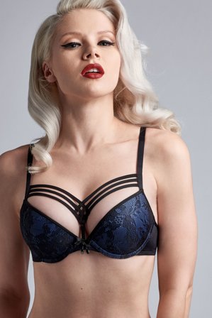 Dame De Paris Bijou Blue - Push Up Rintaliivit - Marlies Dekkers