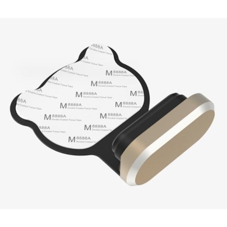 Guld Silikonesæt med 3 Silikone Anti-støvpropper til USB C-port