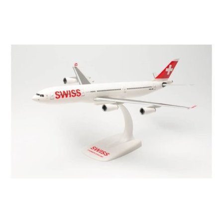 Sammenmonterte miniatyrer - Airbus A340 -300 SWISS INTERNATIONAL AIR LINES - Nesting modell 1/200 Herpa