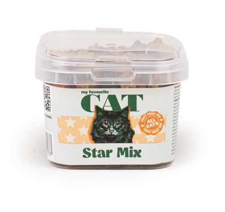 My favourite CAT - Stjerneblanding 140 g - Katt - Kattegodteri & kattegress - Belønningsgodbiter katt - ZOO.no