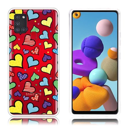 Deco Samsung Galaxy A21s Etui - Love Hjeter