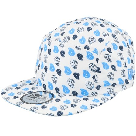New Era - Branco 5panel Boné - Logo Camper White/Navy 5-Panel @ Hatstore