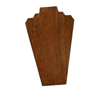 Halskjedeholder i tre, byste, staffeli for fotorekvisitter, butikkutstilling