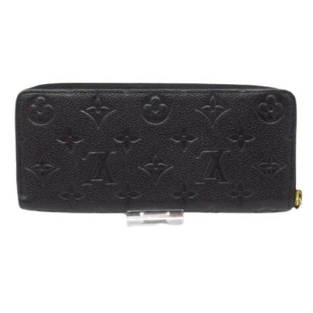 Louis Vuitton Vintage, Pre-owned Leather Wallet Zwart, Dames, Maat:ONE Size