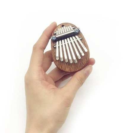 Mini Kalimba 8 tangenter tummepiano bra ljud finger tangentbord musikinstrument Shytmv