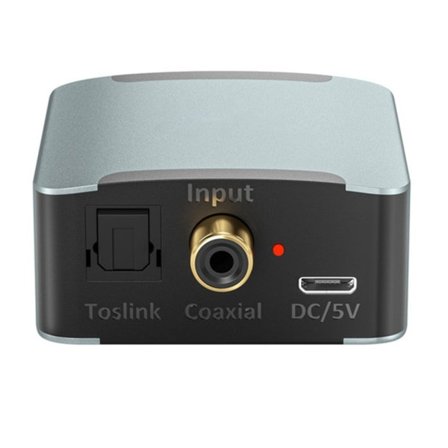 Digital til Analog Lydkonverter Optisk Fiber Koaksialt Signal til AnalogDAC SPDIF 3,5 mm Jack 2xRCA Forstærker Dekoder null - A
