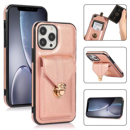 Silikonfodral För Iphone Xr Champagne Sida Med Korthållare P