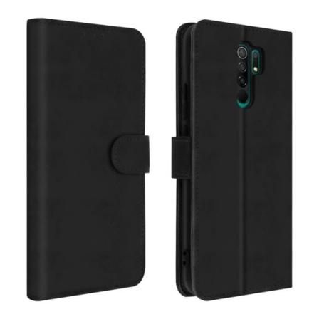 Xiaomi Redmi 9 Case Folio Cover Pung Kortholder Stand Funktion Sort