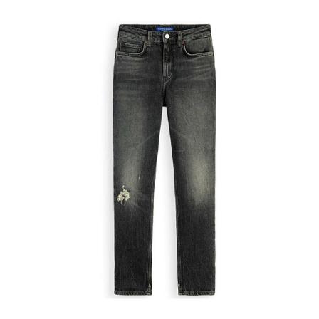 Scotch & Soda Jeans , Grijs , Dames , Maat: W26 L32