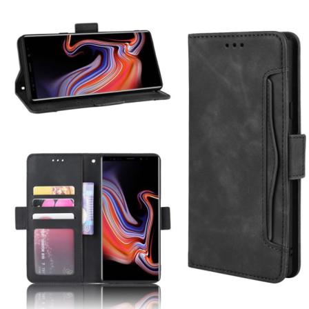 Samsung Note 9 Plånboksfodral Pu-läder 6-fack Winston V3 Svart