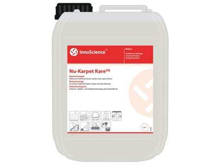 InnuScience Textilrengöring Nu-Karpet Kare 5l - Lyreco - Städ och hygien - Rengöringsmedel - Textil och möbelrengöring