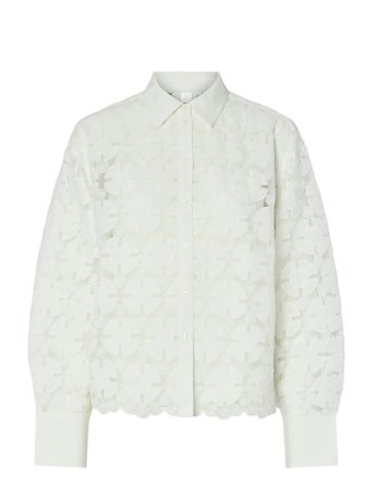 Yasmillo Ls Shirt White YAS