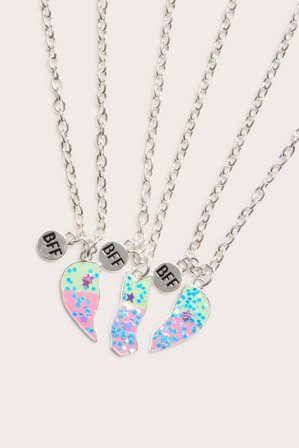 Kappahl | 3-pk. vennskapssmykker Grå ONE SIZE | Grå