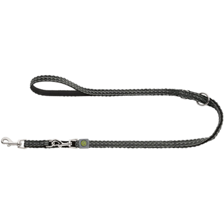 Hunter - Dog Leash Training Hilo Gray 200 cm, 15 mm - Hund - Halsbånd - ZOO.no