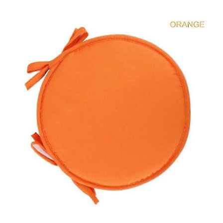 30/38 cm Enfärgad Mjuk Rund Stol Sittdyna Sittdynor med Band - Perfekt
