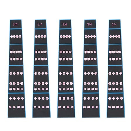5 stk Violin Gribebræt Sticker Gribebræt Tape Fretless Fingersætning Guide til Begyndere (3/4)
