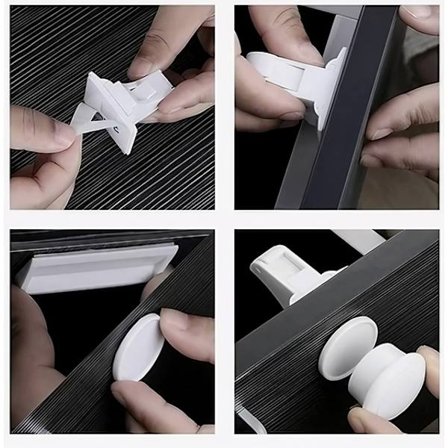 10x Magneettinen Lapsilukko - Invisible MagnetLock